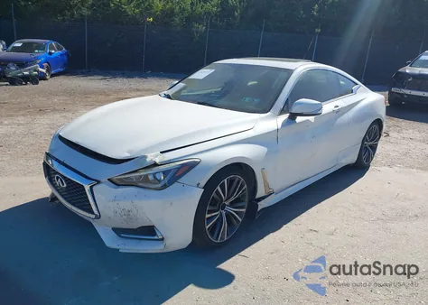 2018 Infiniti Q60 3.0T Luxe z USA, uszkodzony, nr VIN JN1EV7EK9JM340545